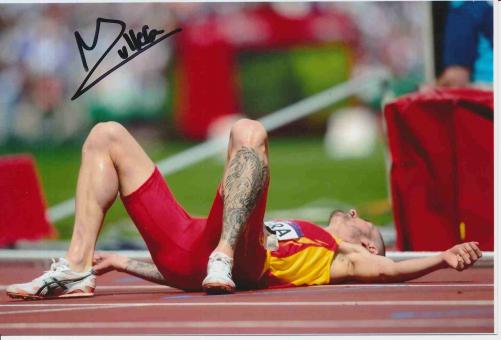 Angel Mullera  Spanien  Leichtathletik Autogramm Foto original signiert 