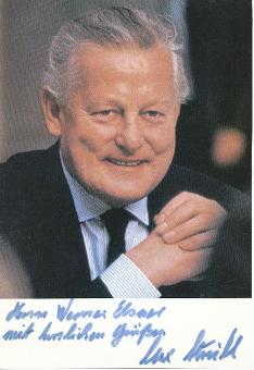 Max Streibl † 1998  Ministerpräsident Bayern  Politik Autogrammkarte  original signiert 