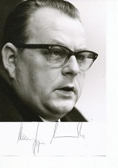 Hans Jürgen Wischnewski † 2005  Politik Autogramm Foto + original signiert 