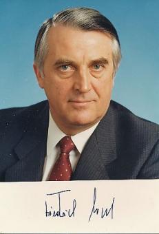 Friedrich Vogel † 2005  Politik Autogramm Foto original signiert 