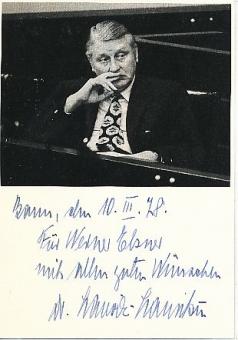 Lauritz Lauritzen † 1980  Politik Autogramm Karte original signiert 