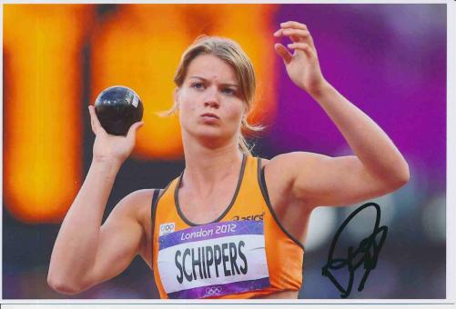 Dafne Schippers  Holland  Leichtathletik Autogramm Foto original signiert 
