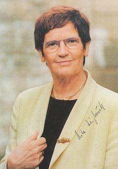 Rita Süßmuth  Politik Autogrammkarte  original signiert 