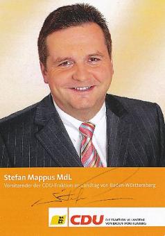 Stefan Mappus  Ministerpräsident BW   Politik Autogrammkarte  original signiert 