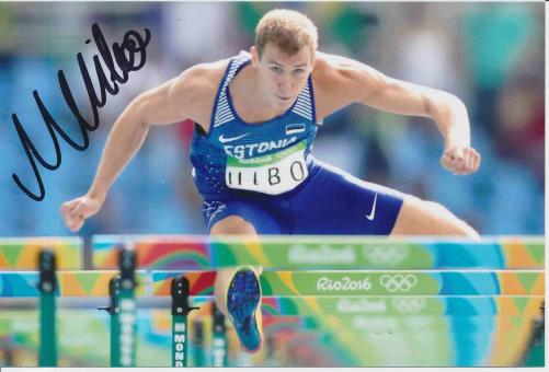 Maicel Uibo  Estland  Leichtathletik Autogramm Foto original signiert 