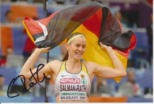 Claudia Salman Rath Deutschland  Leichtathletik Autogramm Foto original signiert 