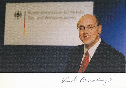 Kurt Bodewig  Politik Autogrammkarte  original signiert 