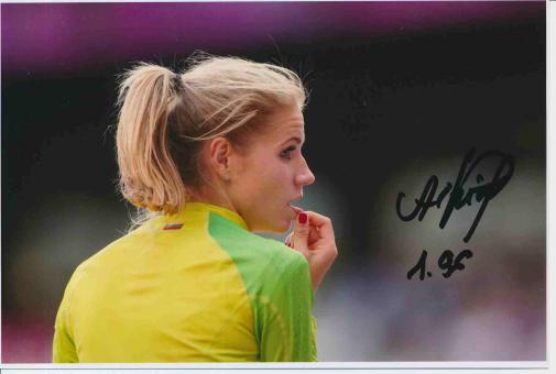Airine Palsyte  Litauen  Leichtathletik Autogramm Foto original signiert 