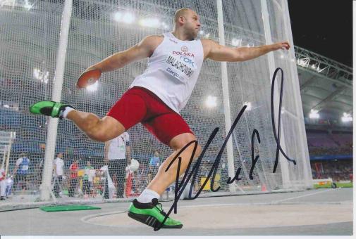 Piotr Malachowski  Polen  Leichtathletik Autogramm Foto original signiert 