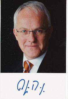 Jürgen Rüdtgers  Politik Autogramm Foto original signiert 