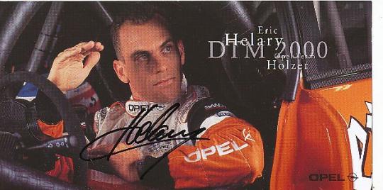 Eric Helary  Opel  Auto Motorsport  Autogrammkarte  original signiert 