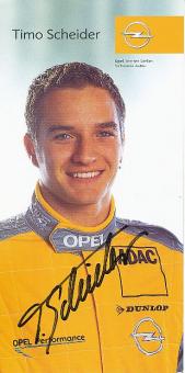 Timo Scheider  Opel  Auto Motorsport  Autogrammkarte  original signiert 