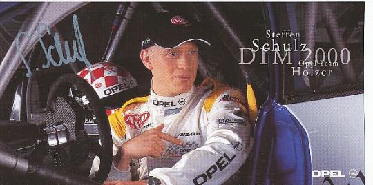 Steffen Schulz  Opel  Auto Motorsport  Autogrammkarte  original signiert 