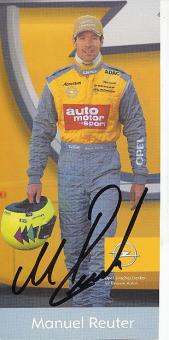 Manuel Reuter  Opel  Auto Motorsport  Autogrammkarte  original signiert 