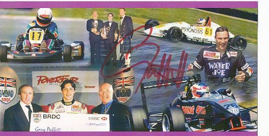 Gary Paffett  Team Rosberg  Auto Motorsport  Autogrammkarte  original signiert 