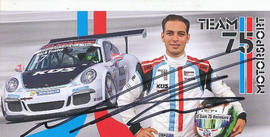 Nick Foster Porsche  Auto Motorsport  Autogrammkarte  original signiert 