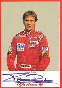 Michael Bartels  Alfa Romeo  Auto Motorsport  Autogrammkarte  original signiert 
