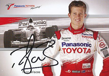 Ryan Briscoe  Toyota  Auto Motorsport  Autogrammkarte  original signiert 