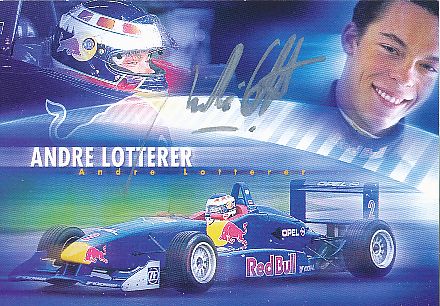 Andre Lotterer  Opel  Auto Motorsport  Autogrammkarte  original signiert 