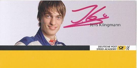 Jens Klingmann  VW  Auto Motorsport  Autogrammkarte  original signiert 