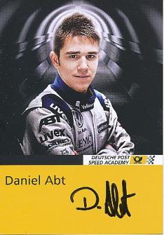 Daniel Abt  VW  Auto Motorsport  Autogrammkarte  original signiert 
