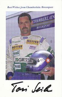 Toni Seiler  Schweiz  Auto Motorsport  Autogrammkarte  original signiert 