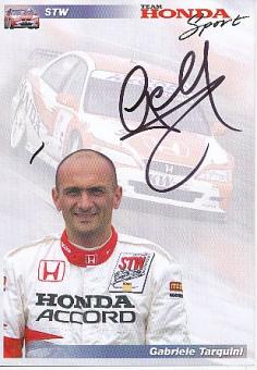 Gabriele Tarquini  Honda   Auto Motorsport  Autogrammkarte  original signiert 