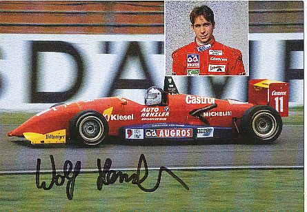 Wolf Henzler  Auto Motorsport  Autogrammkarte  original signiert 