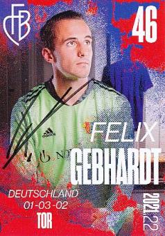 Felix Gebhardt  FC Basel  2021/2022  Fußball Autogrammkarte  original signiert 