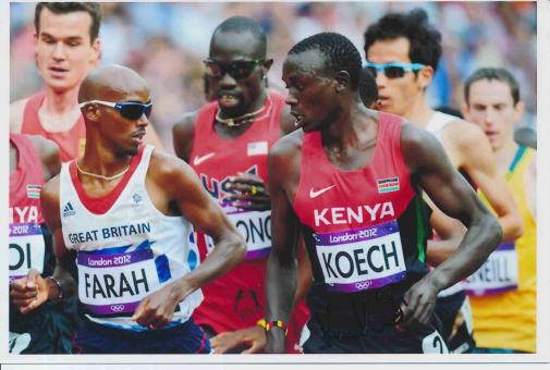 Koech Kenia   Leichtathletik Autogramm Foto original signiert 