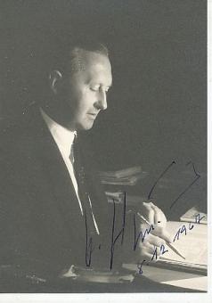 Max Adenauer † 2004  Politik  Autogrammkarte  original signiert 