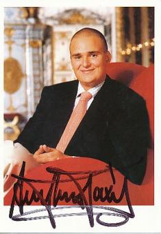 Albert Fürst von Thurn und Taxis  Adel  Autogrammkarte original signiert 