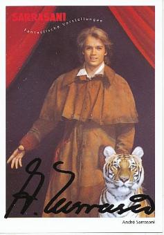 Andre Sarrasani  Zauberer Zirkus   Autogrammkarte original signiert 