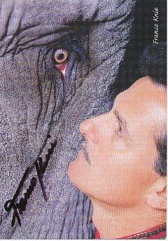 Fredy Knie † 2003  Senior Zirkus   Autogrammkarte original signiert 