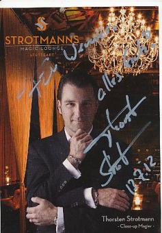 Thorsten Strotmann  Magier  Zauberer   Autogrammkarte original signiert 