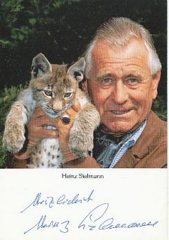 Heinz Sielmann † 2006 Tierfilmer  Autor   Autogrammkarte original signiert 