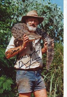 Malcolm Douglas † 2010 Australien  Krokodil  Tierfilmer  Autor   Autogramm Foto original signiert 