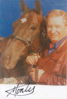 Monty Roberts  USA   Pferde  Tier  Autor   Autogramm Foto original signiert 