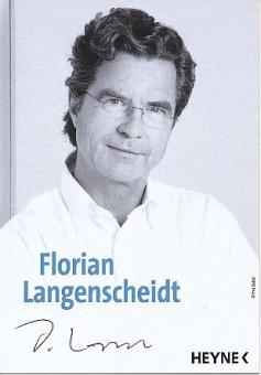 Florian Langenscheidt   Verleger  Literatur  Autogrammkarte original signiert 