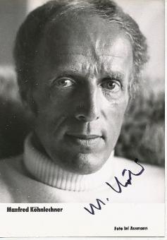 Manfred Köhnlechner † 2002 Heilpraktiker  Autor Literatur  Autogramm Foto original signiert 