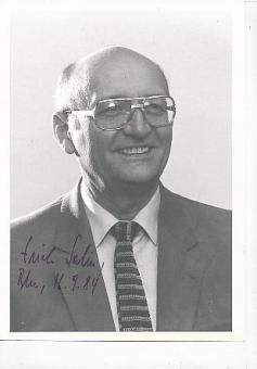 Erich Saling  Arzt  Vater der Perinatalmedizin Autor  Autogramm Foto original signiert 
