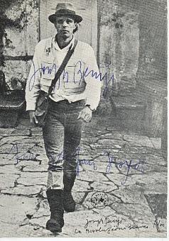 Joseph Beuys † 1986 Aktions Künstler Bildhauer Professor  Autogrammkarte  original signiert 