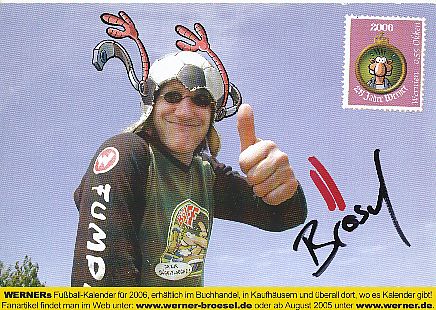 Rötger Feldmann "Brösel" Comic Zeichner Künstler Autogrammkarte  original signiert 