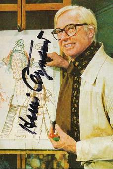 Heinz Oestergaard † 2003  Modeschöpfer  Designer  Autogrammkarte  original signiert 