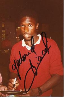 Gabriel Tiacoh † 1992 Elfenbeinküste  2.OS  Olympia 1984  Leichtathletik  Autogramm Foto original signiert 