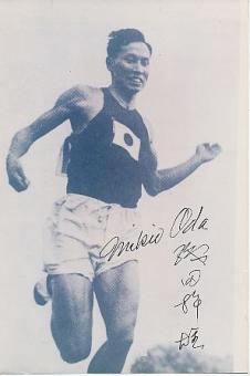 Oda Mikio † 1998  Japan  Olympiasieger 1952  Leichtathletik  Autogramm   Foto original signiert 