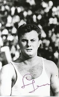 Janusz Sidlo † 1993  Polen  2.OS Olympia 1956  Leichtathletik  Autogramm   Foto original signiert 