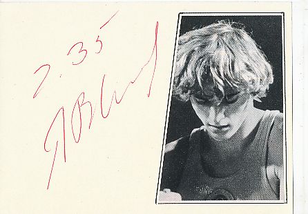 Wladimir Jaschtschenko † 1999  UDSSR  Weltrekordler  Leichtathletik  Autogramm Karte original signiert 
