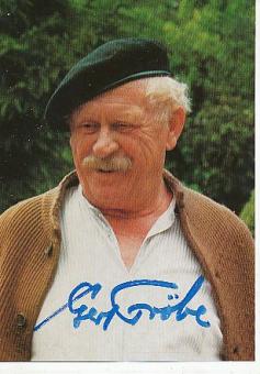 Gert Fröbe † 1988  Film & TV  Autogrammkarte original signiert 