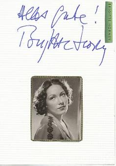 Brigitte Horney † 1988   Film & TV Autogramm Karte original signiert 